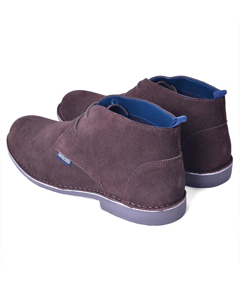 Lambretta Suede Desert Boots, Brown