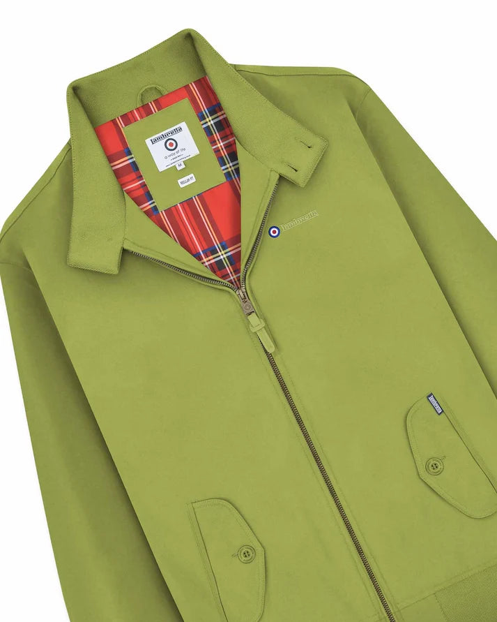 Lambretta Shower Resistant Harrington, Olive Green