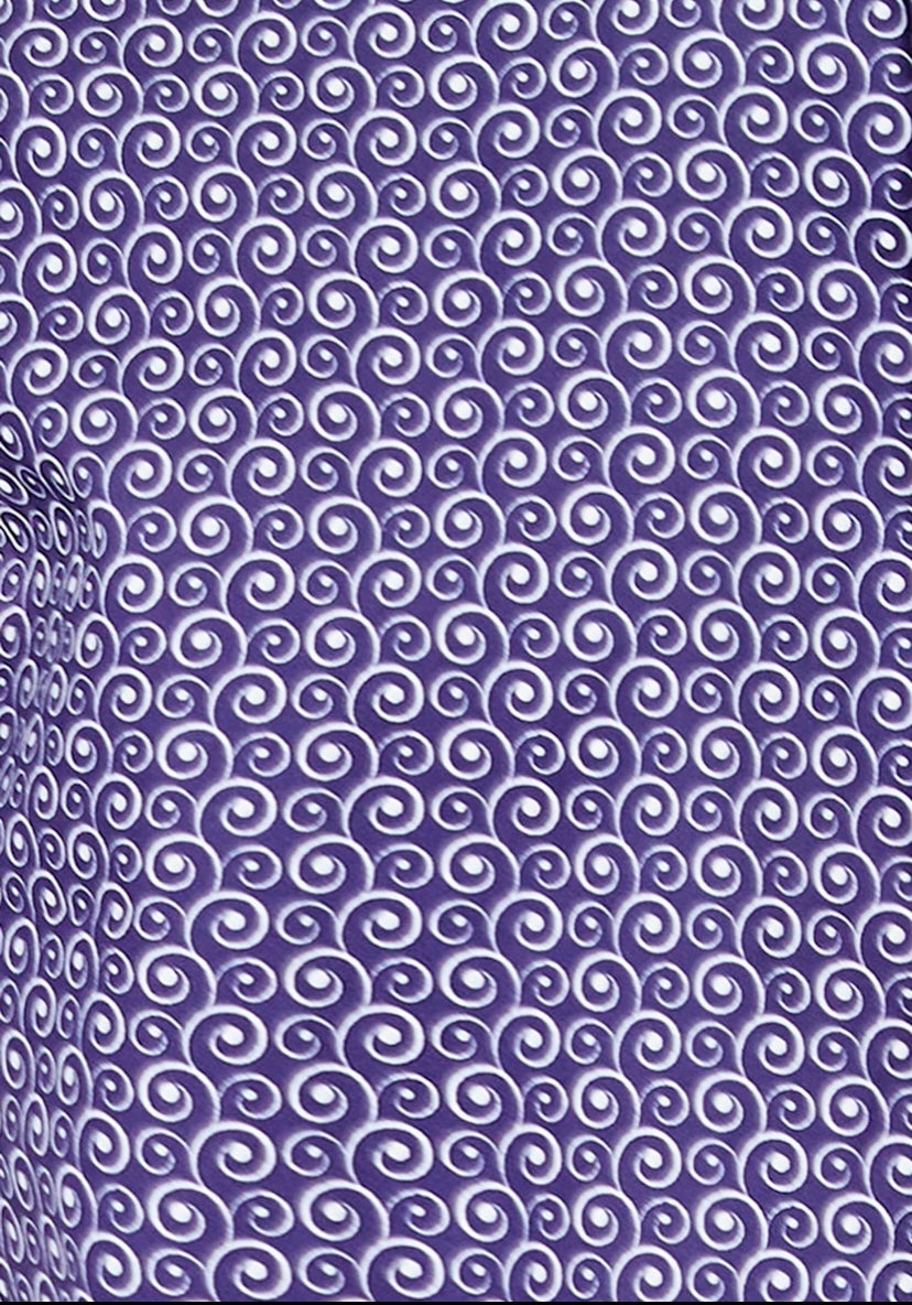 Merc ‘Ogden’ Short Sleeved Print Shirt, Navy