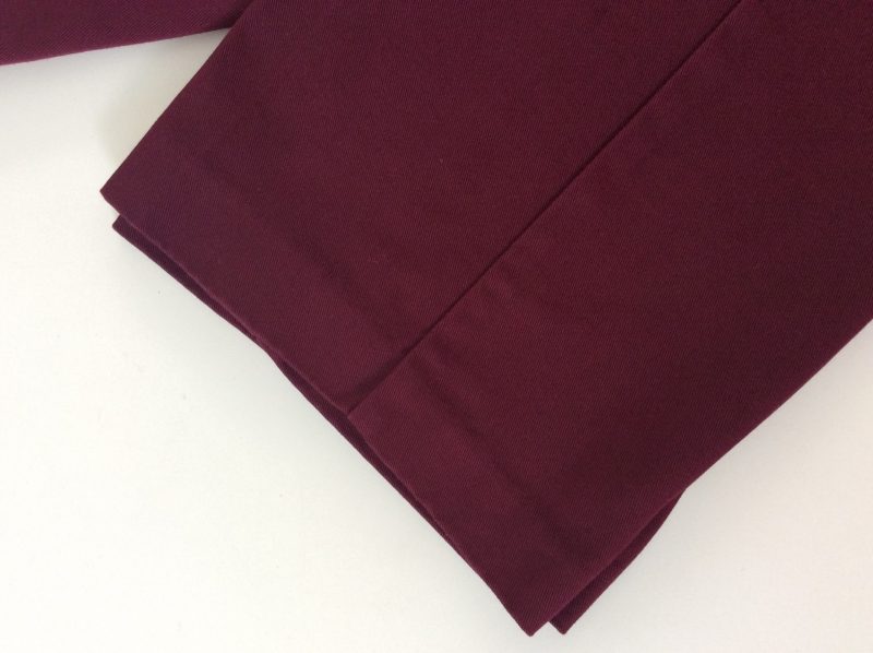 Merc ‘Winston’ Sta-Press Trousers, Wine - Image 2