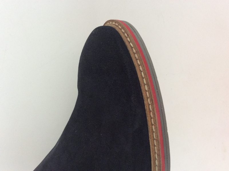 Roamers Suede Chelsea Boots, Navy - Image 3