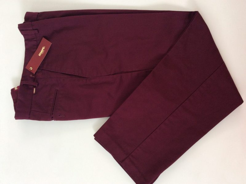 Merc ‘Winston’ Sta-Press Trousers, Wine