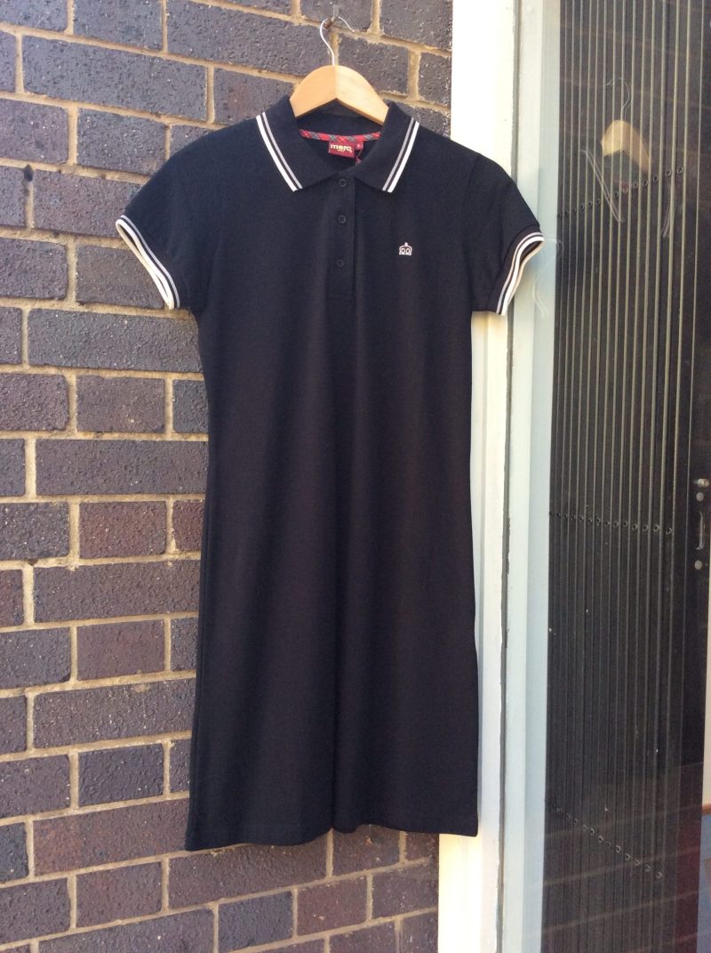 Merc ‘Kara’ Polo Dress, Black - Image 3