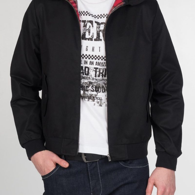 Merc Men’s Harrington Jacket, Black - Image 4