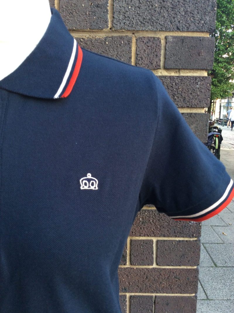 Merc ‘Kara’ Polo Dress, Navy - Image 2