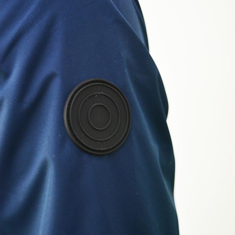 Hooded ‘Terrace’ Jacket from Lambretta, Navy. - Image 7