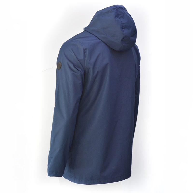 Hooded ‘Terrace’ Jacket from Lambretta, Navy. - Image 3