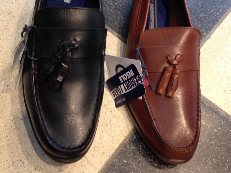Lambretta Tassel Loafer Shoes, Tan - Image 2