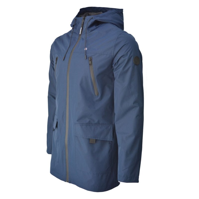 Hooded ‘Terrace’ Jacket from Lambretta, Navy. - Image 2