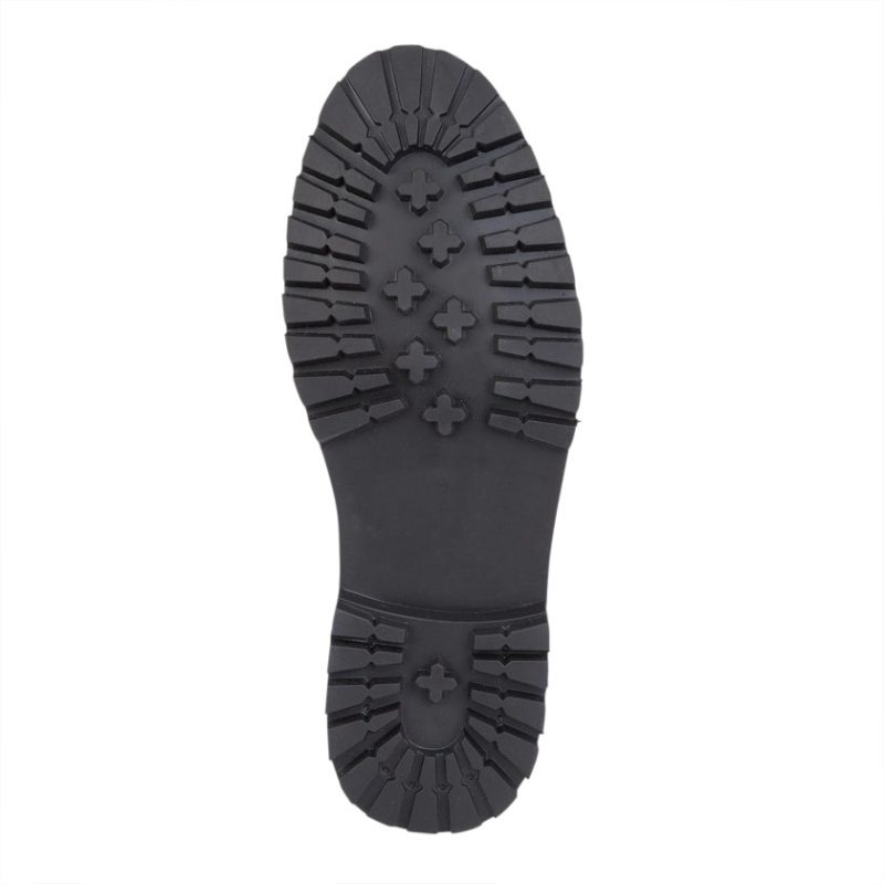 Black Leather Monkey Boots, Grafters Heritage Range. Unisex. - Image 2