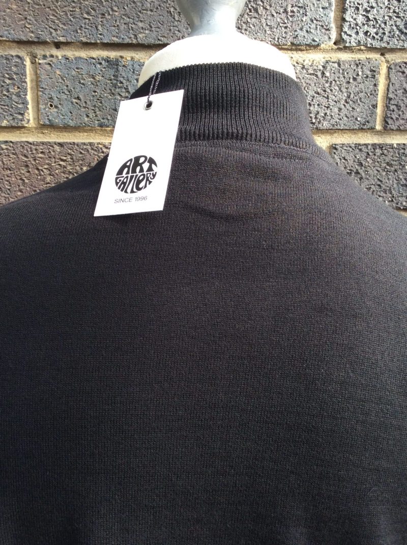 Art Gallery ‘Terence’ Long Sleeved Knitted Turtle Neck, Black - Image 6