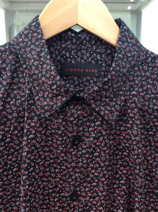 Lizard King Blossom Print Long-Sleeved Cotton Shirt - Image 2