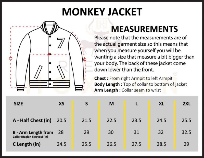 Monkey, Bomber Jacket from Real Hoxton, Pale Chocolate with Blue & Cream - Image 6