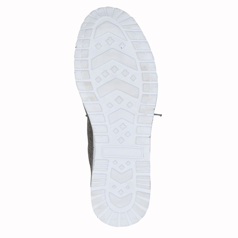 Blue Canvas Light Weight Deck Shoes, Elastic Lace - Image 2