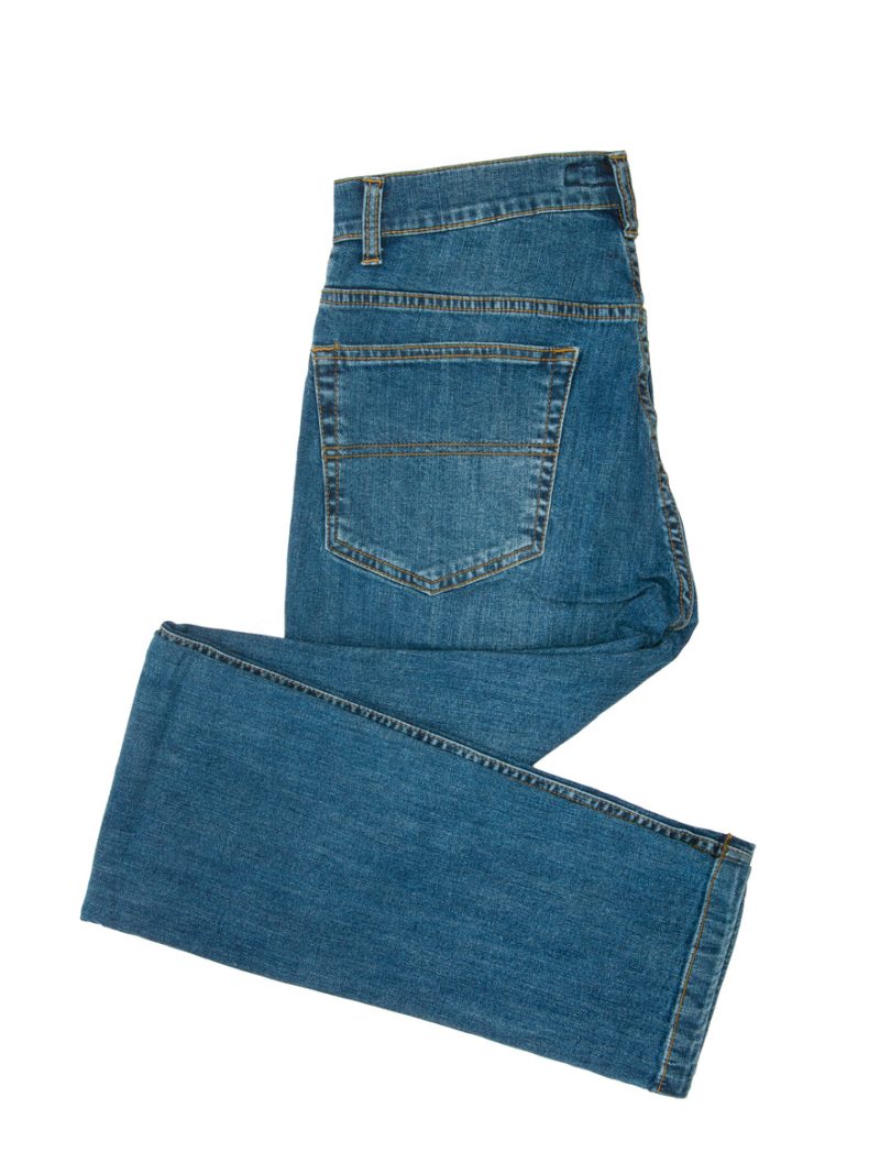 Relco Skinny Fit Stretch Jeans, Stone Wash - Image 2