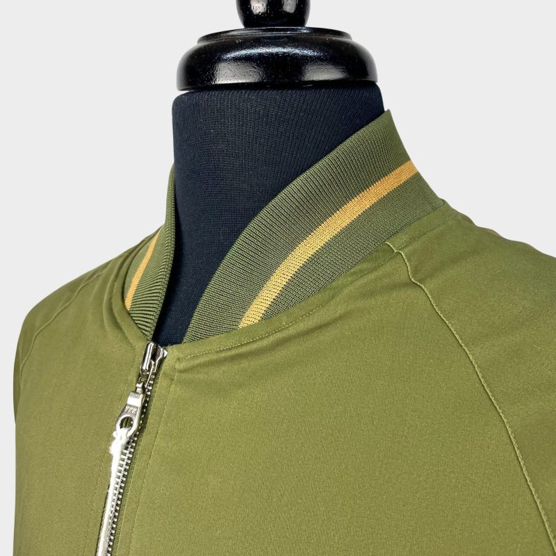 Monkey, Bomber Jacket from Real Hoxton, Olive Copper - Image 2