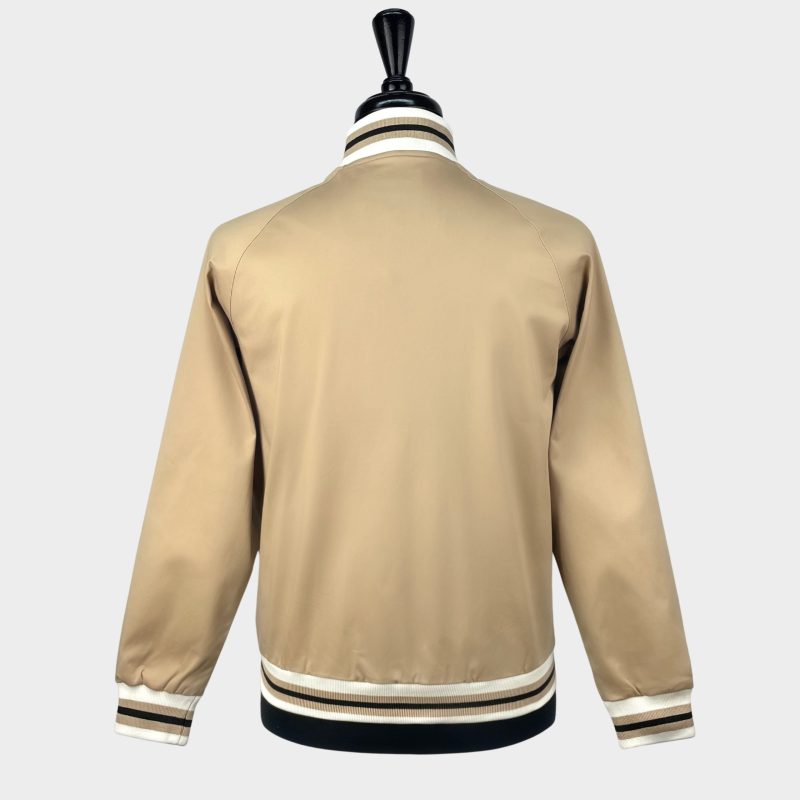 Monkey, Bomber Jacket from Real Hoxton, Beige - Image 4