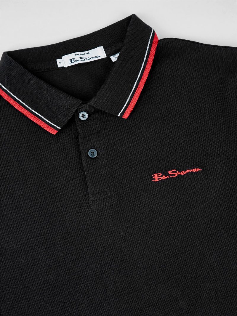 Ben Sherman Polo Shirt, Black - Image 4