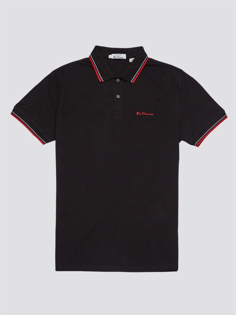Ben Sherman Polo Shirt, Black - Image 6