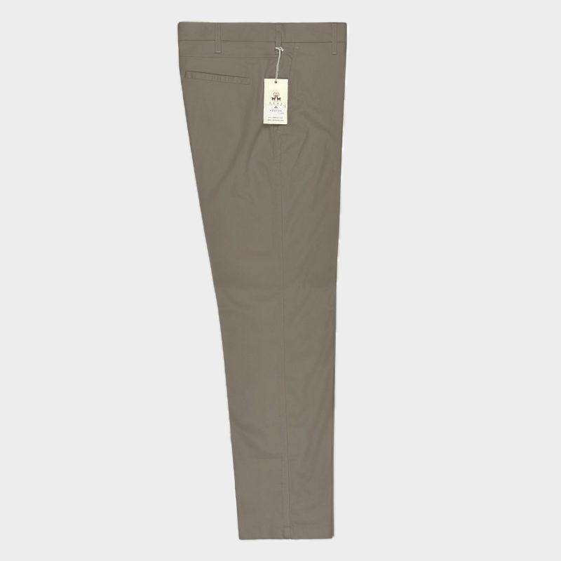 Sta-Press Trousers from Real Hoxton, Khaki - Image 3