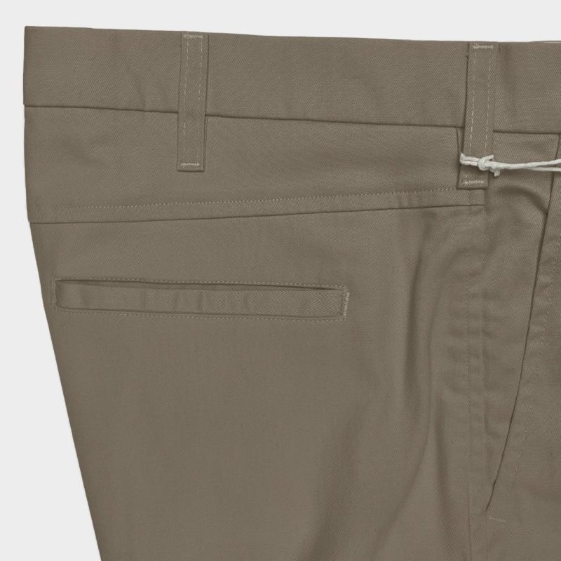 Sta-Press Trousers from Real Hoxton, Khaki - Image 6