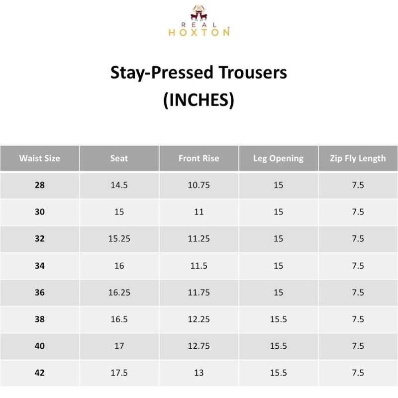 Sta-Press Trousers from Real Hoxton, Maroon - Image 6