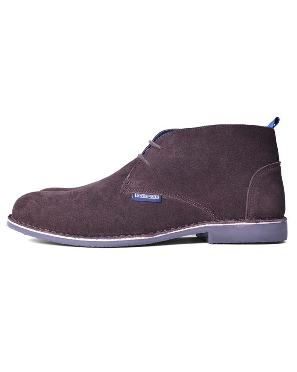 Lambretta Suede Desert Boots, Brown - Image 3
