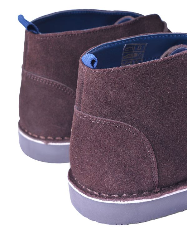 Lambretta Suede Desert Boots, Brown - Image 7