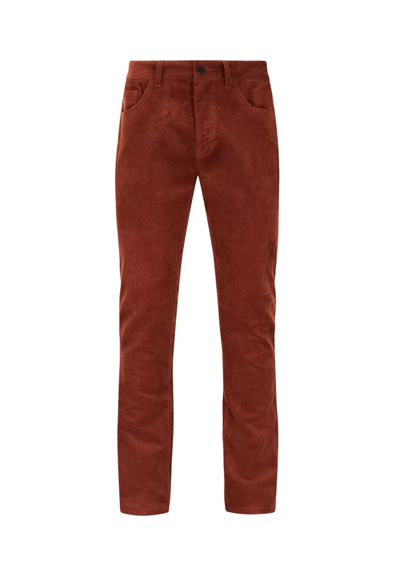 Merc Bennie Corduroy Trousers, Dark Amber
