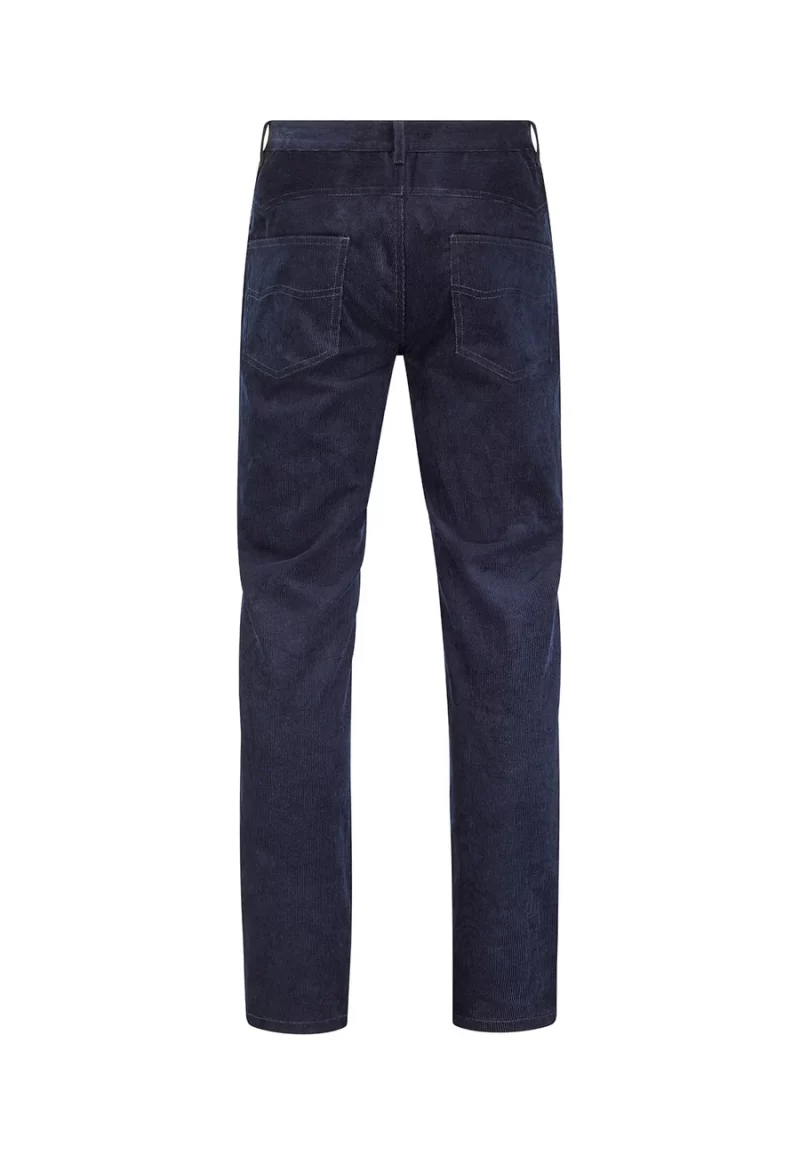 Merc Bennie Corduroy Trousers, Navy - Image 2