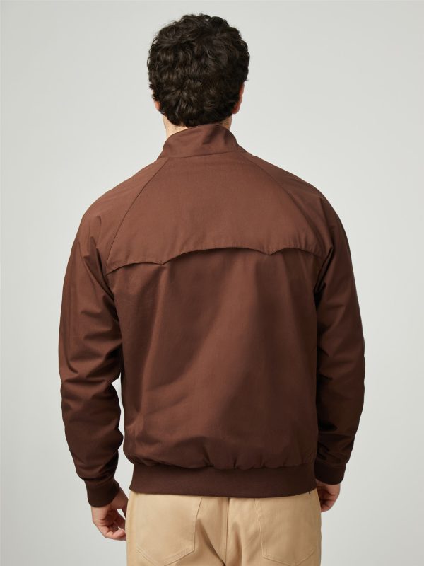 Ben Sherman Harrington Jacket, Dark Brown - Image 3