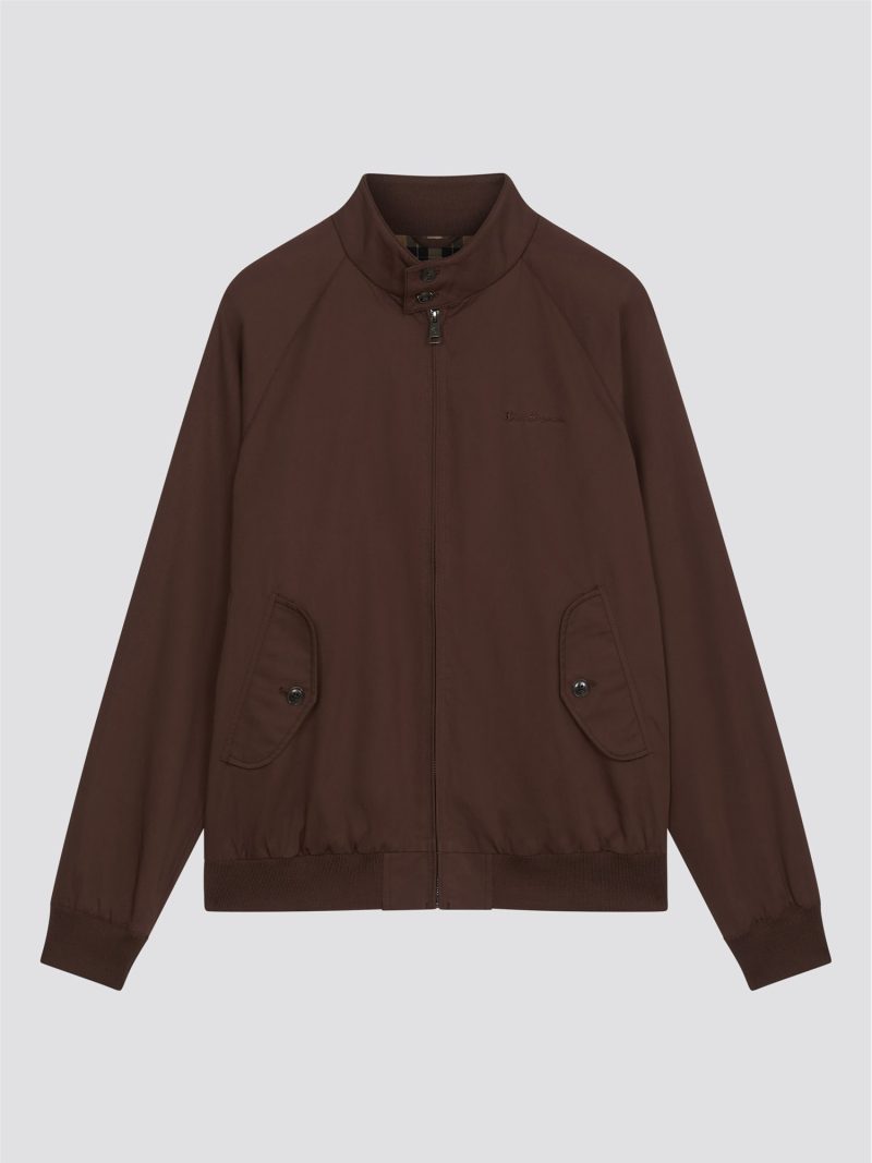 Ben Sherman Harrington Jacket, Dark Brown - Image 4