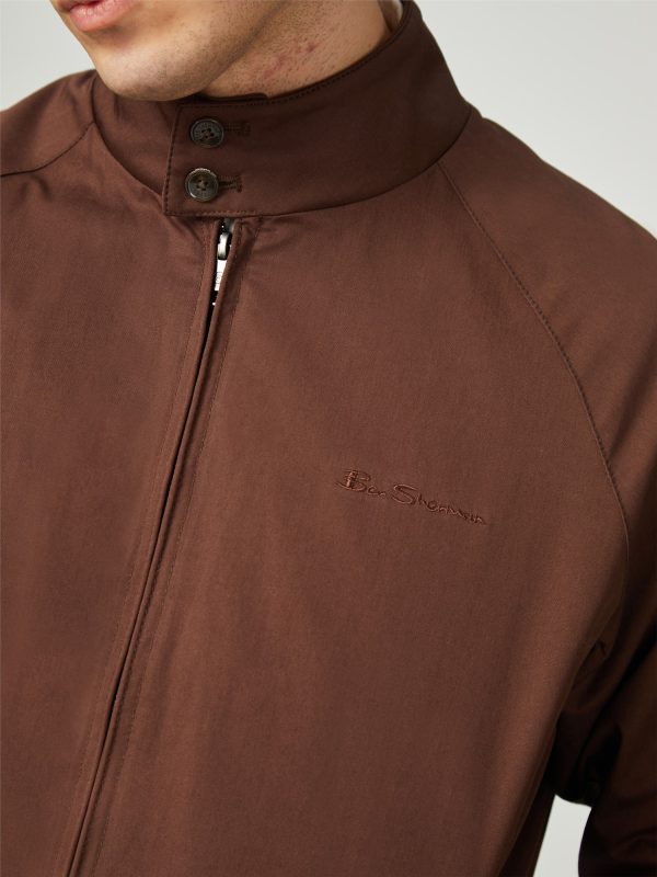 Ben Sherman Harrington Jacket, Dark Brown - Image 5