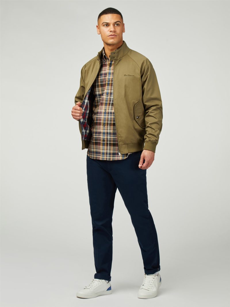 Ben Sherman Harrington Jacket, Camouflage Green - Image 2