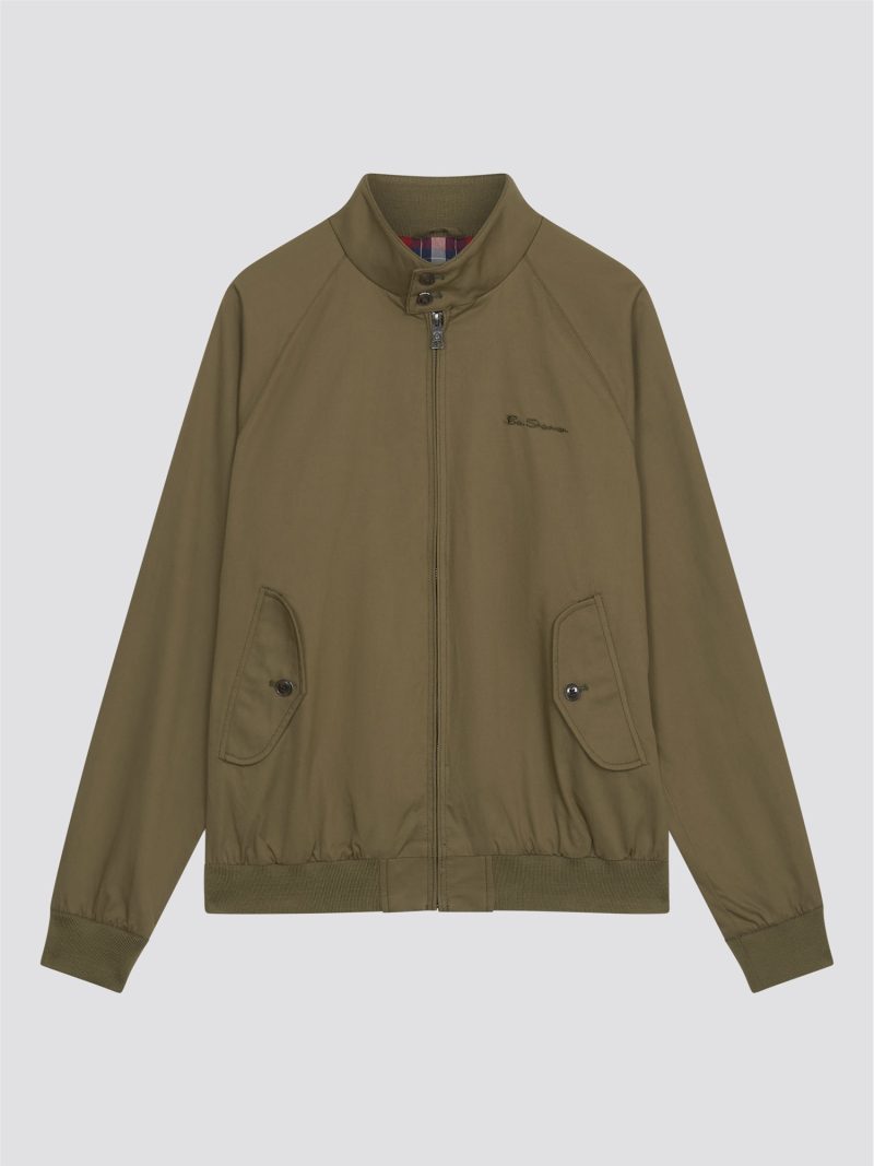 Ben Sherman Harrington Jacket, Camouflage Green - Image 4