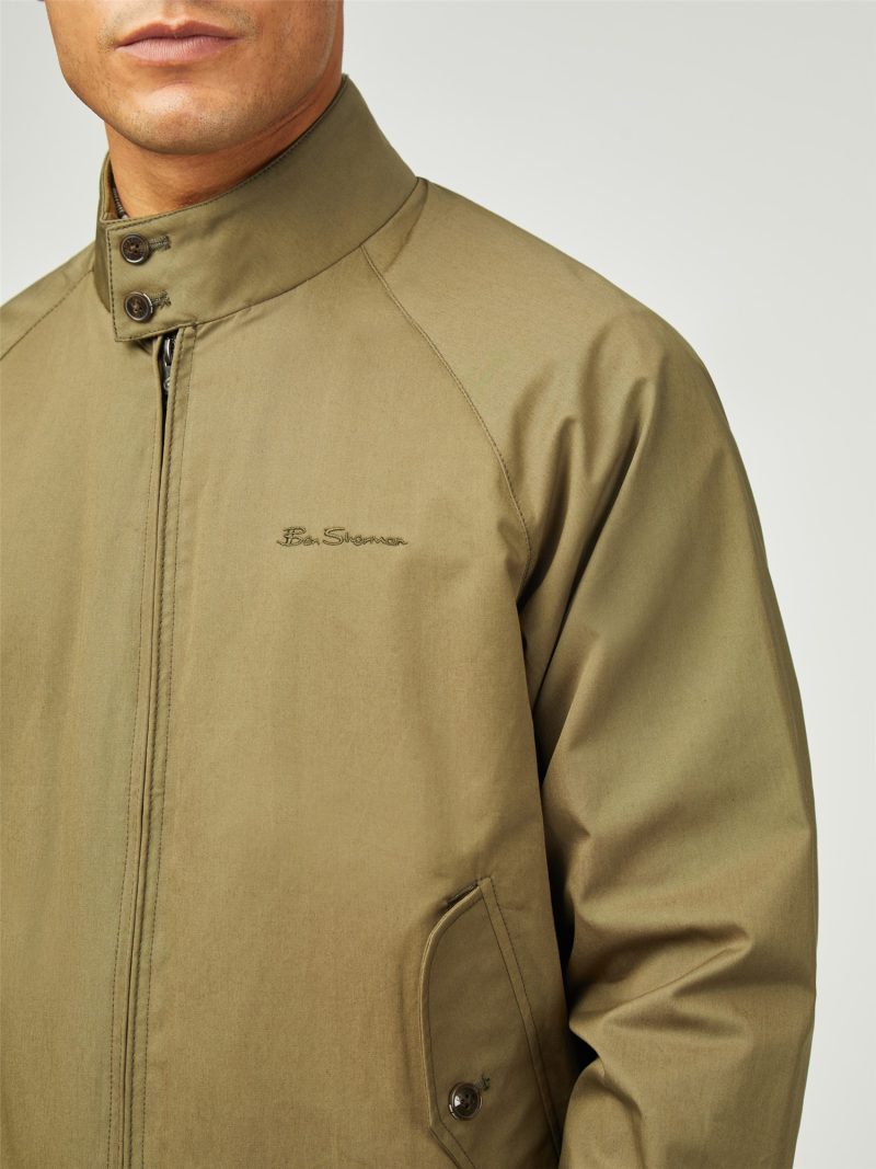Ben Sherman Harrington Jacket, Camouflage Green - Image 5