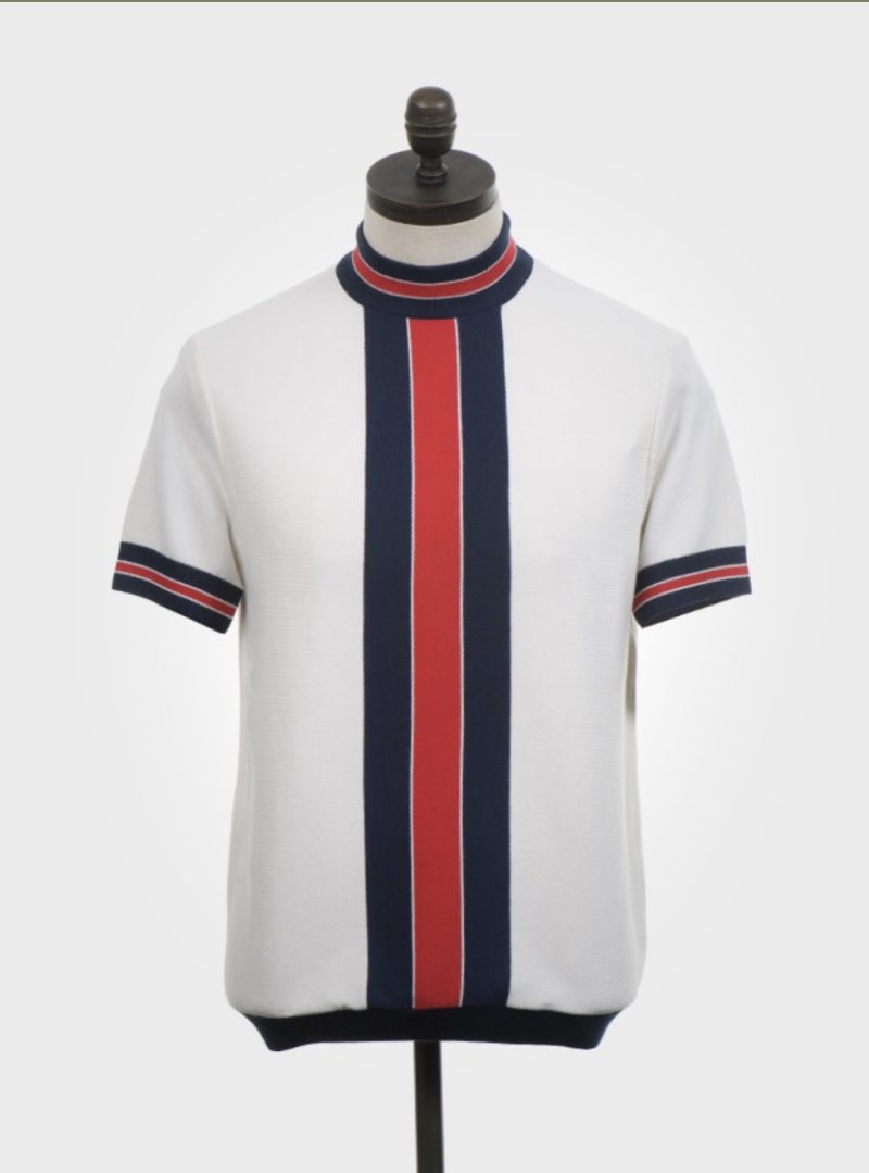 Art Gallery ‘Rael’ Knitted T-Shirt, Off White