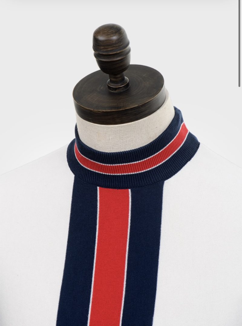 Art Gallery ‘Rael’ Knitted T-Shirt, Off White - Image 2