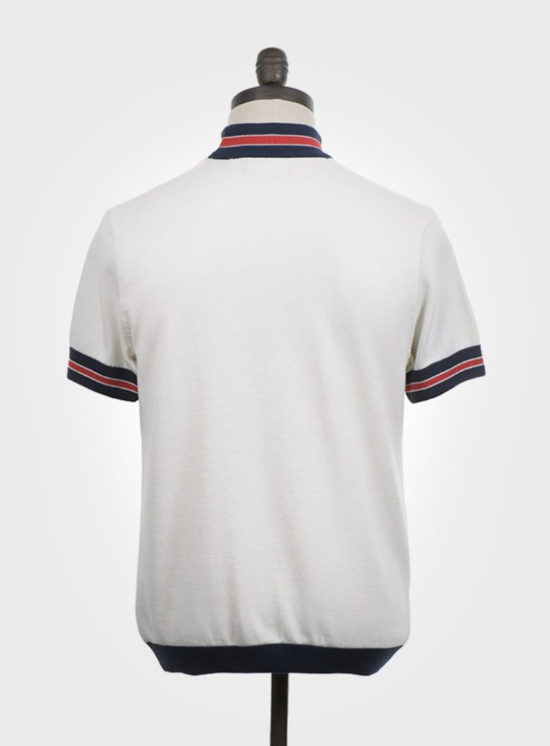 Art Gallery ‘Rael’ Knitted T-Shirt, Off White - Image 3