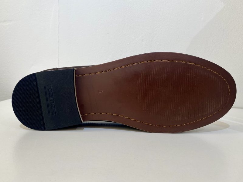 Roamers Dark Brown Suede Slip On Loafer Shoes - Image 3